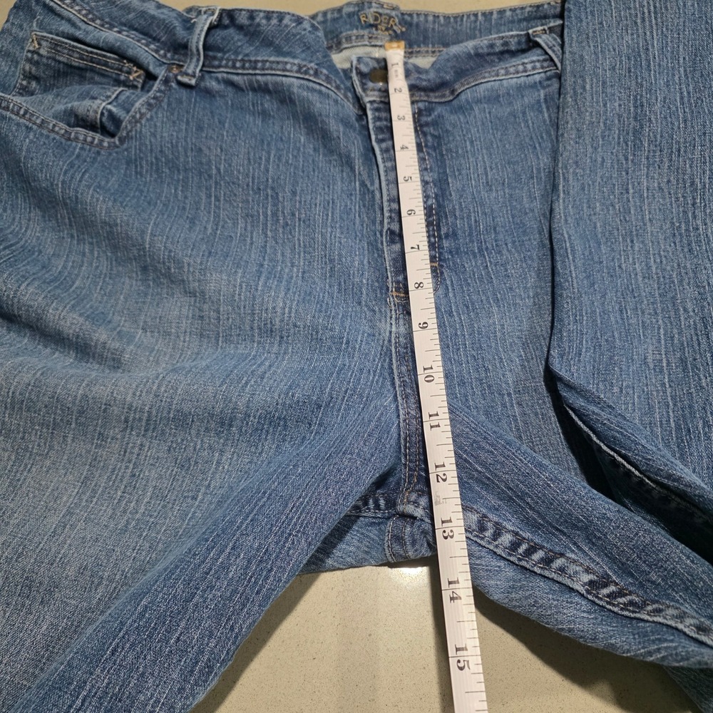 Riders by Lee Womens 24W P Medium Wash Straight Leg Jeans Petite Blue 157G186 - Picture 6 of 9
